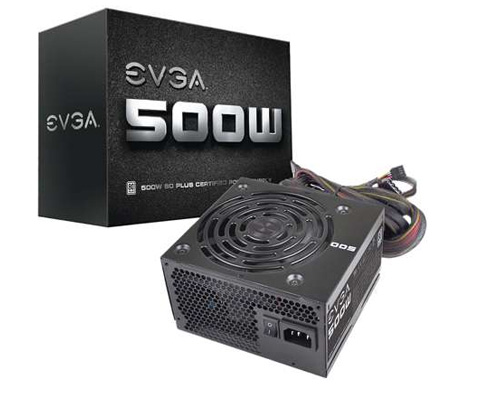 EVGA 500 W1 80+, 500W