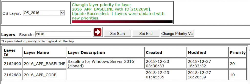 Citrix App Layering Layer Priority Utility - Priority updated